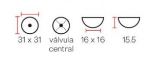 CUBA APOIO LEXXA RED.CINZA BR  31X31X15 LX336SW CUBA APOIO LEXXA RED.CINZA BR  31X31X15 LX336SW