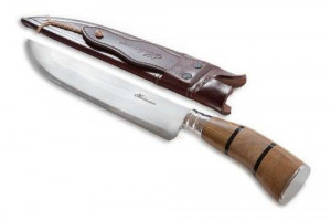 FACA INOX CABO CURVO MADEIRA 20/ESP. ZERAR FACA INOX CABO CURVO MADEIRA 20/ESP. ZERAR