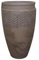 DECORACAO VASO TRIBO CILINDRICO 44 MACCHIATO DECORACAO VASO TRIBO CILINDRICO 44 MACCHIATO