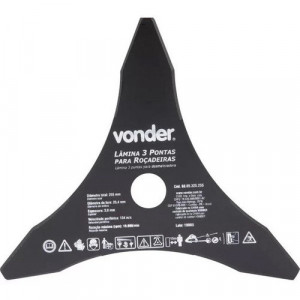 FACA ROCADEIRA 3 PONTAS 255MM FURO 25MM 3,0MM  FACA ROCADEIRA 3 PONTAS 255MM FURO 25MM 3,0MM