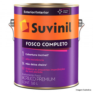 TINTA SUV ACRILICO FOSCA 3,6LT BRANCO NEVE ZERAR