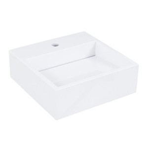 CUBA APOIO BOX QUADRADA BR VALVULA OCULTA 40X40CM CUBA APOIO BOX QUADRADA BR VALVULA OCULTA 40X40CM