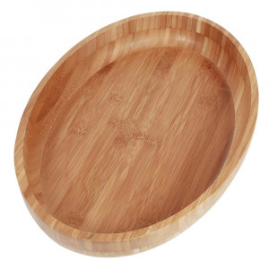 GAMELA OVAL BAMBOO 41X27CM MOR GAMELA OVAL BAMBOO 41X27CM MOR