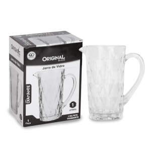 Jarra Diamante transparente 1 litro - Original Glass