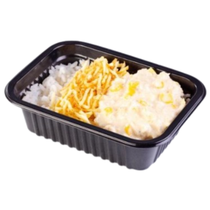 Fricasse com batata palha - Corada