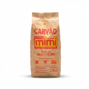 Carvão Vegetal Espetinhos Mimi Pacote 2,5kg