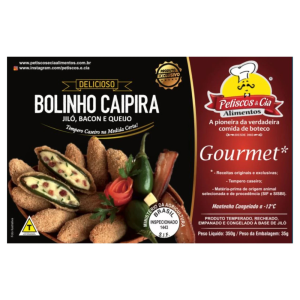 Bolinho Caipira - Jiló, bacon e queijo