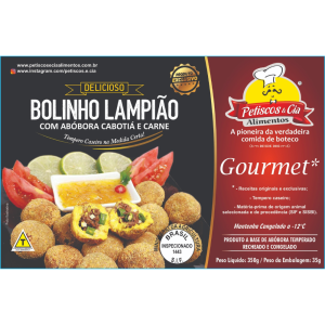 Bolinho Lampião - Abóbora cabotiá e carne