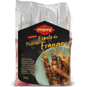 Espeto Frango Peito Pacote 500g