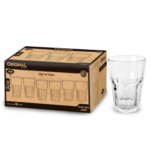 Copo de vidro Jade 400 ml - Original Glass