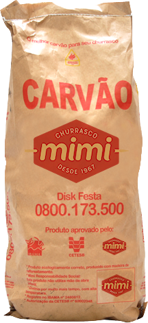 Carvão Espetinhos Mimi Saco 2,5Kg