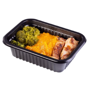 Frango grelhado com purê de cabotia - Corada