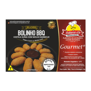 Bolinho BBQ - Costela suína com molho barbecue