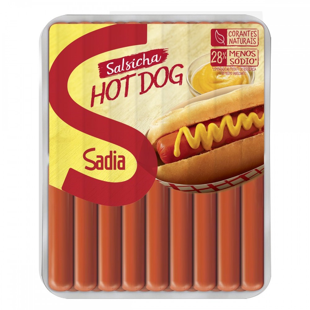 Salsicha Hot Dog Sadia 500g Loja Palato