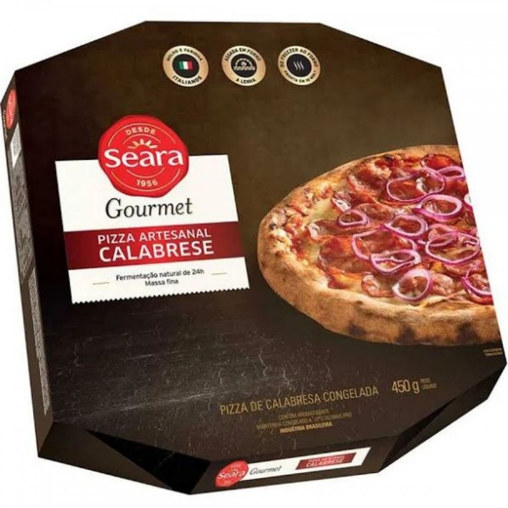 Pizza de Calabresa Seara Gourmet 450g Loja Palato