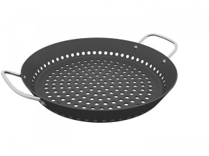 Grelha Para Churrasco De Alumínio com Alça Revestimento De Anodizado Duro Premier Exclusive Tramontina 30cm Unidade Grelha Para Churrasco De Alumínio com Alça Revestimento De Anodizado Duro Premier Exclusive Tramontina 30cm Unidade