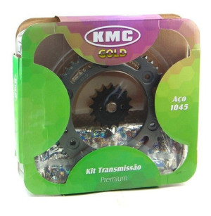 KIT RELAÇÃO KMC GOLD YBR 125 03...