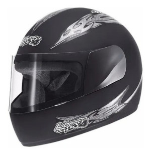 CAPACETE TORK LIBERTY (BRILHO) FOUR PRETO (58) ++