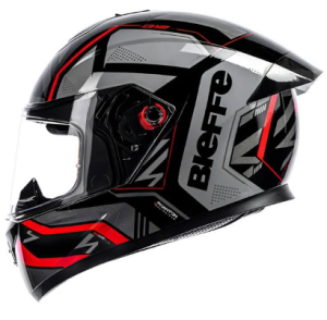 CAPACETE BIEFFE B-12 (BRILHO) PHANTON PRETO/GRAFITE (60) ++
