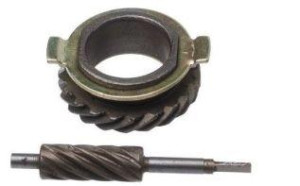 ENGRENAGEM VELOCIMETRO KIT CG 125 83/99 (FERRO)