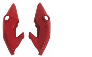 CAPA LATERAL FAROL (PAR) FAN 150/FAN 160 2017 (VERMELHO GUARAU)