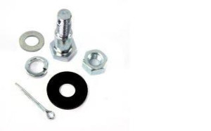 PARAFUSO ÂNCORA (VARÃO) ESPELHO FREIO CG/TITAN/YBR 125/FACTOR (C/PORCA)