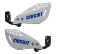 PROTETOR DE MÃO CIRCUIT NYLON VECTOR (BRANCO/AZUL) ++