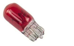 LÂMPADA PAINEL VIDRO (VERMELHA/5W)