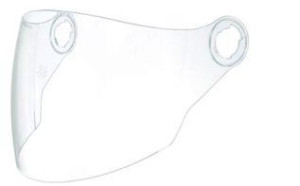 VISEIRA CAPACETE TORK NEW ATOMIC NEW THREE (CRISTAL) ++