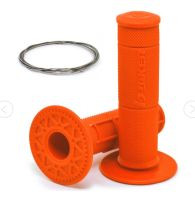 MANOPLA BIKER DIAMOND WAFFLE (LARANJA NEON) ++