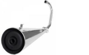 ESCAPE MOD. ORIGINAL TITAN 150 KS/ES (MAIS CURTO/CROMADO)