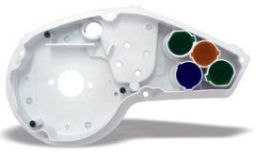 CARCAÇA INF. DO PAINEL NXR BROS 150 09/10 (BRANCA)