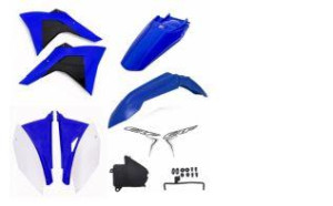KIT CARENAGEM AMX PREMIUM CRF 230 (MOD. CRF 250) (AZUL/BRANCO) ++