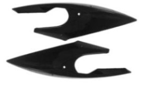 CAPA LATERAL FAROL (PAR) FAZER 150 14/18 (PRETO)