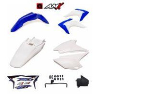 KIT CARENAGEM AMX CRF 230 2015 (AZUL/BRANCO) ++