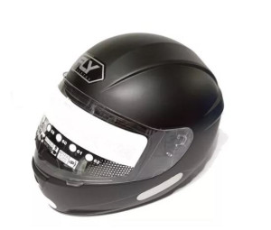 CAPACETE FLY F9 HG (BRILHO) CLASSIC PRETO (60) ++