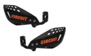 PROTETOR DE MÃO CIRCUIT NYLON VECTOR (PRETO CARBONO/LARANJA) ++