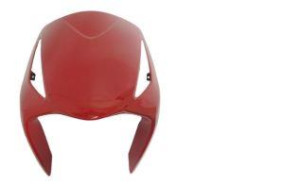CARENAGEM FRONTAL (BICO) PINTADO BIZ 125 VERMELHO 2010 (1076/103/11)
