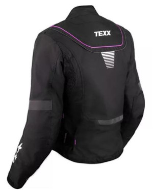 JAQUETA TEXX NEW STRIKE V3 FEMININA PRETA/ROSA (L) ++