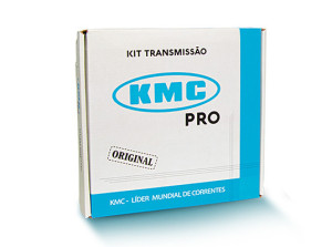KIT RELAÇÃO KMC PRO NXR BROS 150 09...
