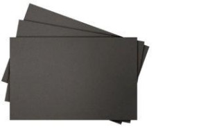 ADESIVO PLACA PRETO FOSCO++