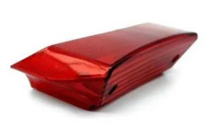 LENTE LANTERNA TRAS. FACTOR 125 (VERMELHA)