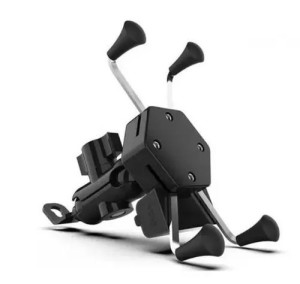 SUPORTE PARA CELULAR/GPS ARANHA (C/CARREGADOR USB) UNIVERSAL ++ 