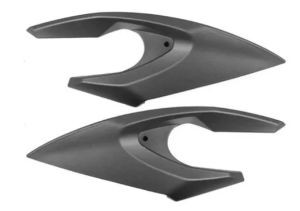 CAPA LATERAL FAROL (PAR) FAZER 150 14/18 PRETO 16/17 (CINZA FOSCO)