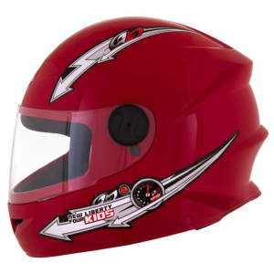 CAPACETE PRO TORK LIBERTY FOUR (BRILHO) KIDS (INFANTIL) VERMELHO (54) ++