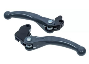 KIT MANETES RETRATEIS CONCEPT (NYLON) CRF 230/CRF 250F (CINZA) ++