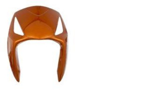 CARENAGEM FRONTAL (BICO) PINTADO BIZ 125 LARANJA METALICO 2006 BIZ +