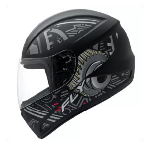 CAPACETE FLY F9 HG (FOSCO) MOTOR PRETO FOSCO/GRAFITE (58) ++