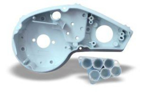 CARCAÇA INF. DO PAINEL NXR BROS 13 (FLEX/BRANCA)