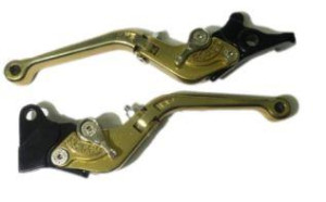 MANETE COM REGULAGEM (PAR) TITAN 00 ES/TITAN 150 ESD (DISCO/DOURADO)